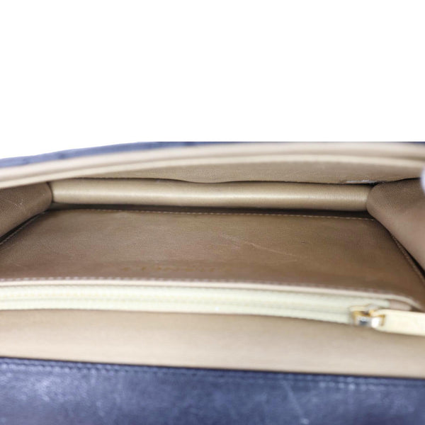 CHANEL Chic Pearls Flap Small Quilted Leather Shoulder Bag Black