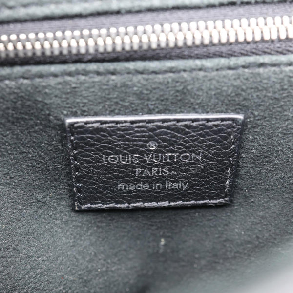 LOUIS VUITTON Chain It Leather Crossbody Bag Black