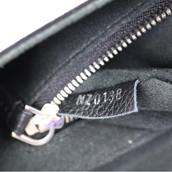 LOUIS VUITTON Chain It Leather Crossbody Bag Black