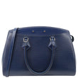 LOUIS VUITTON Soufflot NM MM Epi Leather Crossbody Bag Navy Blue