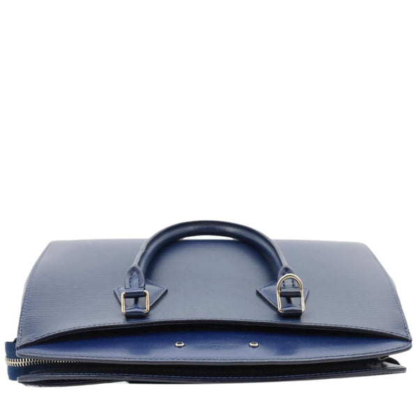 LOUIS VUITTON Soufflot NM MM Epi Leather Crossbody Bag Navy Blue