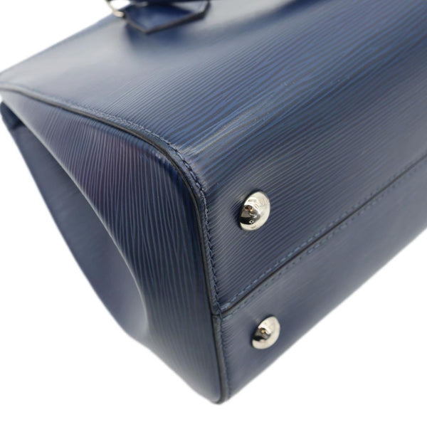 LOUIS VUITTON Soufflot NM MM Epi Leather Crossbody Bag Navy Blue