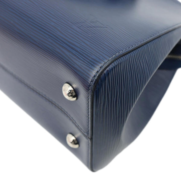 LOUIS VUITTON Soufflot NM MM Epi Leather Crossbody Bag Navy Blue