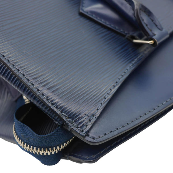 LOUIS VUITTON Soufflot NM MM Epi Leather Crossbody Bag Navy Blue