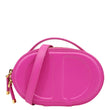 CHRISTIAN DIOR CD Signature Oval Calfskin Leather Camera Crossbody Bag Rani Pink