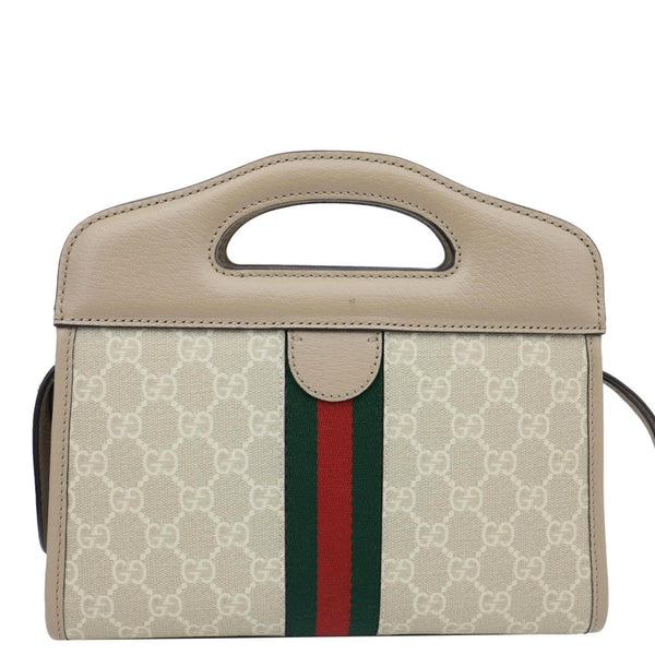 GUCCI Ophidia Small GG Supreme Canvas Shoulder Tote Bag Beige 693724