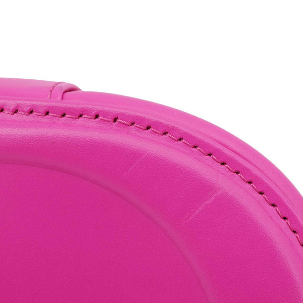 CHRISTIAN DIOR CD Signature Oval Calfskin Leather Camera Crossbody Bag Rani Pink