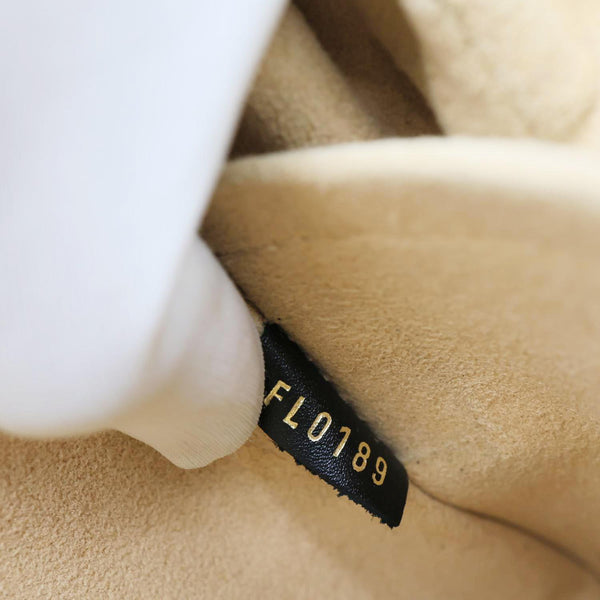 LOUIS VUITTON Marignan Python Monogram Canvas Shoulder Bag Brown