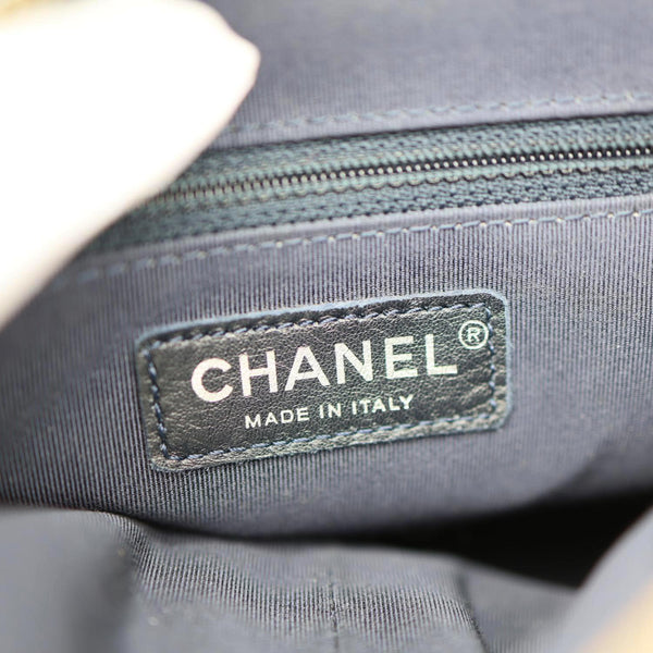 CHANEL Gabrielle Medium Denim Hobo Bag Blue