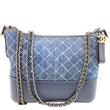CHANEL Gabrielle Medium Denim Hobo Bag Blue