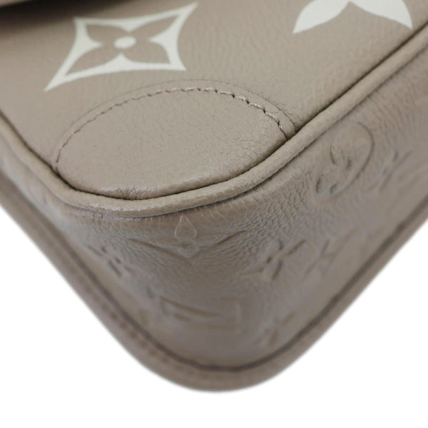 LOUIS VUITTON Diane Empreinte Monogram Leather Shoulder Bag Bicolor