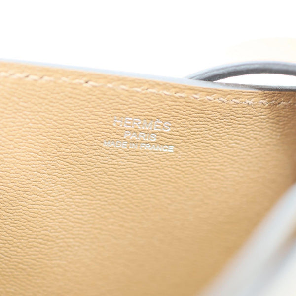 HERMES Perspective Cavaliere 21 Togo Leather Shoulder Bag Brown