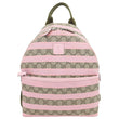 GUCCI Striped Kids GG Supreme Canvas Backpack Pink 271327