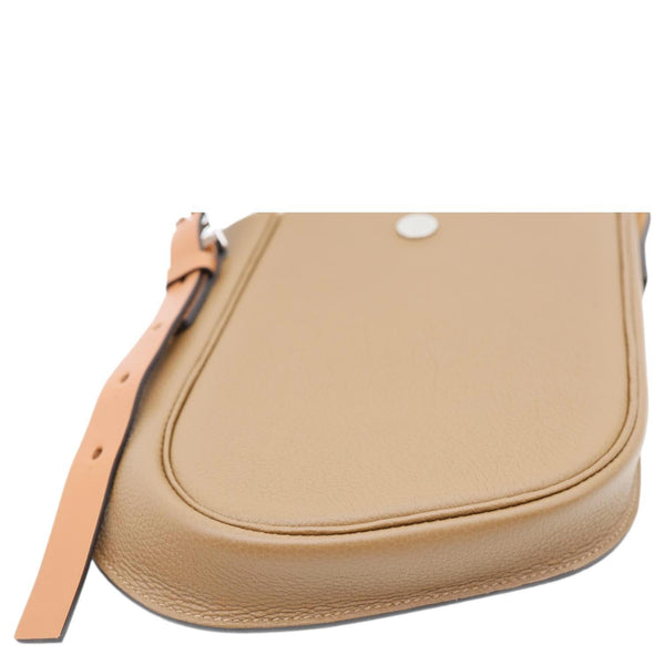 HERMES Perspective Cavaliere 21 Togo Leather Shoulder Bag Brown