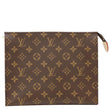 LOUIS VUITTON Toiletry Pouch 26  Brown Monogram Canvas Clutch