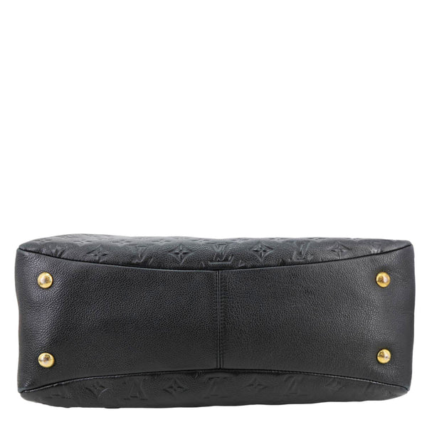 LOUIS VUITTON Ponthieu PM Empreinte Leather Shoulder Bag Black