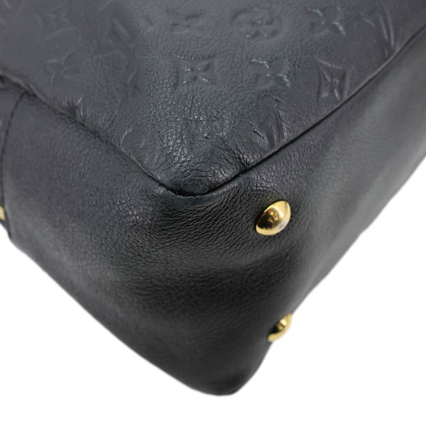 LOUIS VUITTON Ponthieu PM Empreinte Leather Shoulder Bag Black