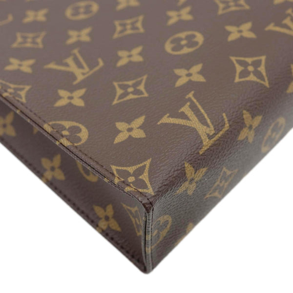 LOUIS VUITTON Toiletry Pouch 26 Monogram Canvas Clutch Brown