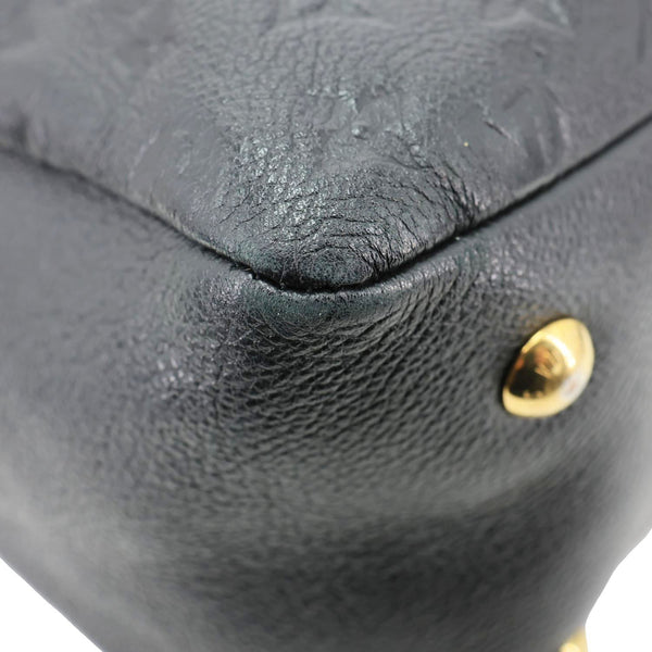 LOUIS VUITTON Ponthieu PM Empreinte Leather Shoulder Bag Black