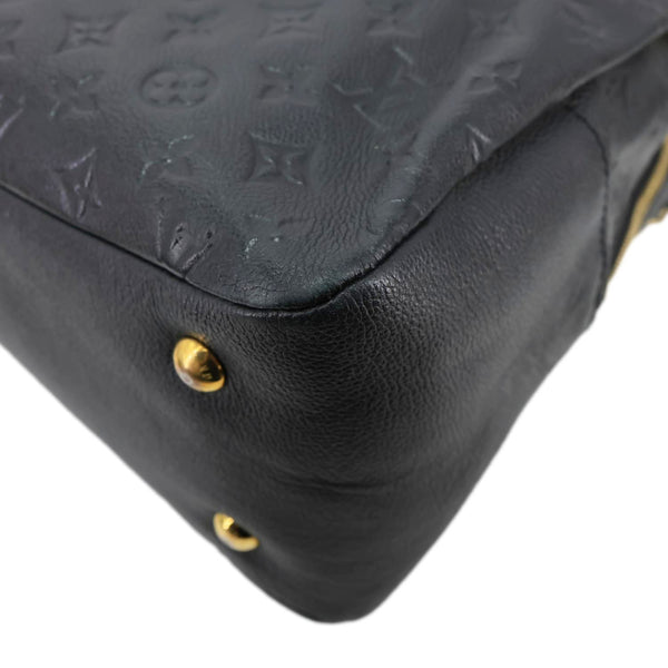 LOUIS VUITTON Ponthieu PM Empreinte Leather Shoulder Bag Black