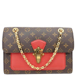 LOUIS VUITTON Victoire Monogram Canvas Shoulder Crossbody Bag Cherry