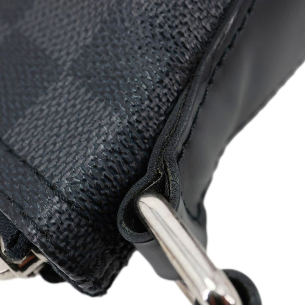 LOUIS VUITTON Mick PM Damier Graphite Messenger Bag Black