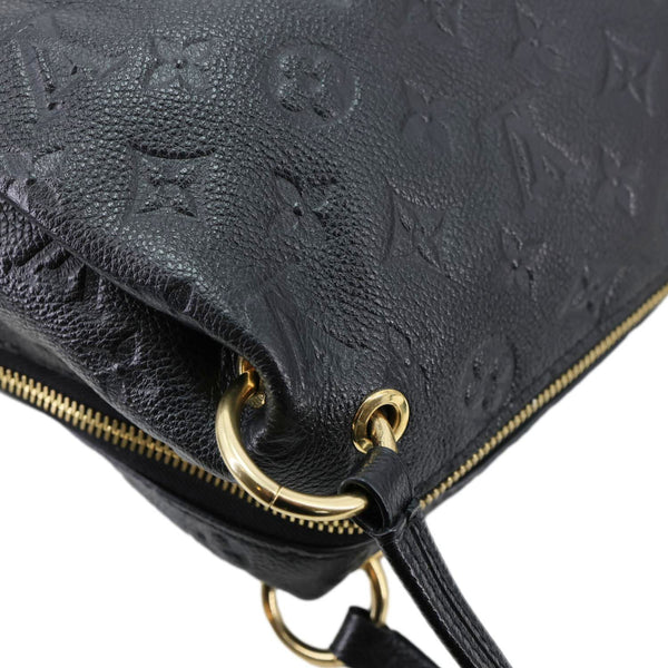LOUIS VUITTON Ponthieu PM Empreinte Leather Shoulder Bag Black