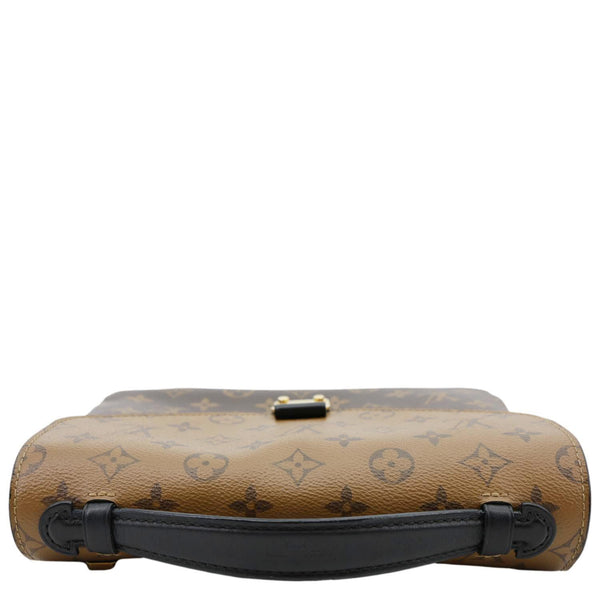 LOUIS VUITTON Metis Pochette Reverse Monogram Canvas Crossbody Bag Brown