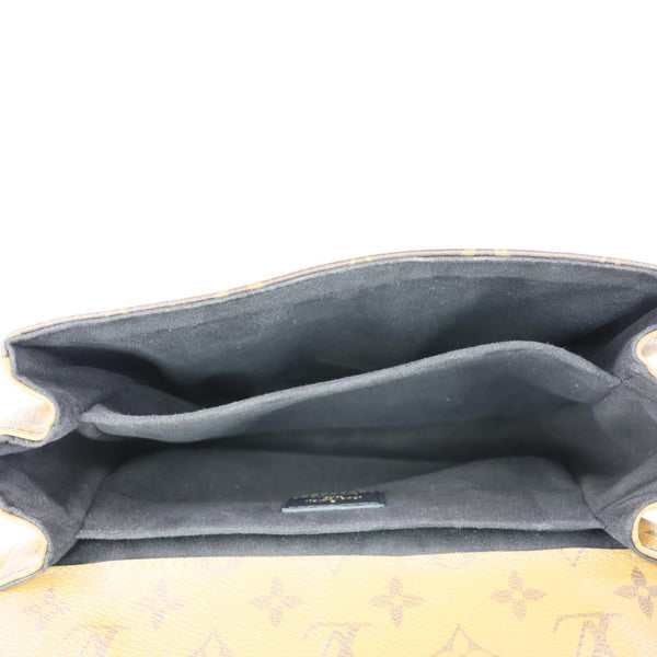 LOUIS VUITTON Metis Pochette Reverse Monogram Canvas Crossbody Bag Brown