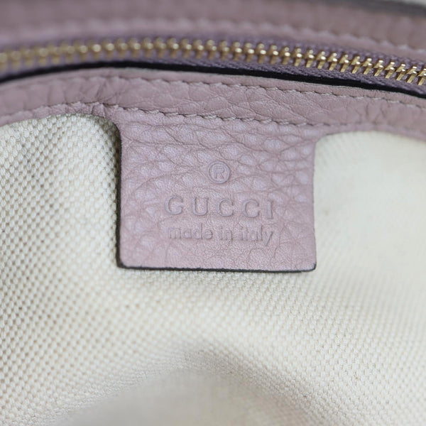 GUCCI Joy Vintage Web Medium GG Canvas Boston Bag Ebony 274205
