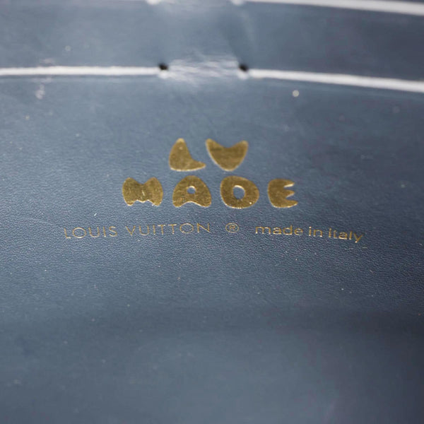 LOUIS VUITTON X NIGO Voyage MM Denim Drip Pochette Navy Blue