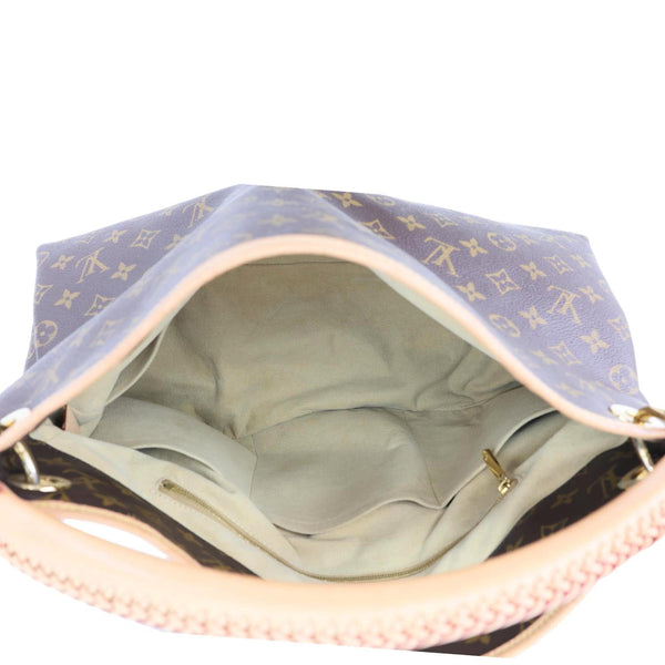 LOUIS VUITTON Artsy MM NM Monogram Canvas Shoulder Bag Brown