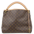 LOUIS VUITTON Artsy MM NM Monogram Canvas Shoulder Bag Brown