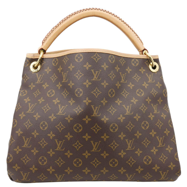 LOUIS VUITTON Artsy MM NM Monogram Canvas Shoulder Bag Brown