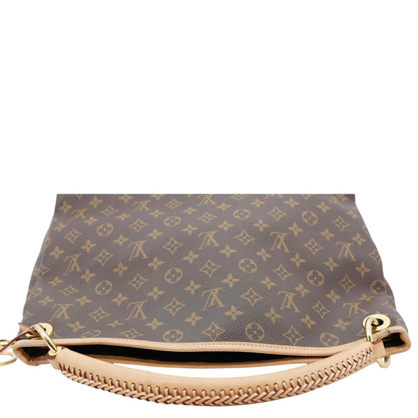 LOUIS VUITTON Artsy MM NM Monogram Canvas Shoulder Bag Brown