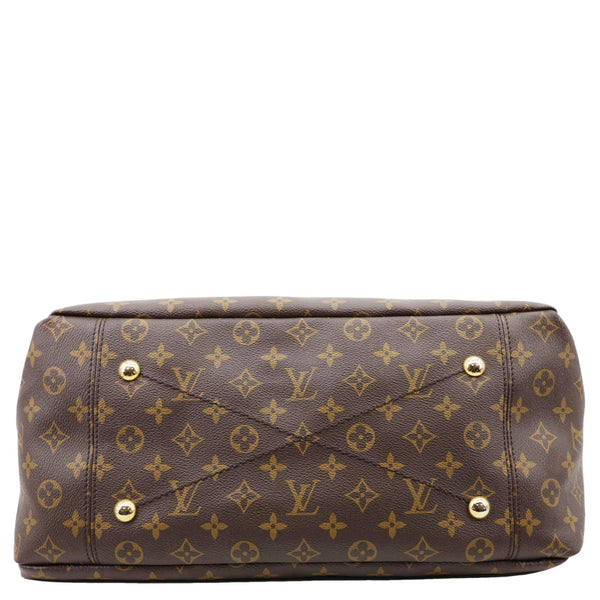 LOUIS VUITTON Artsy MM NM Monogram Canvas Shoulder Bag Brown