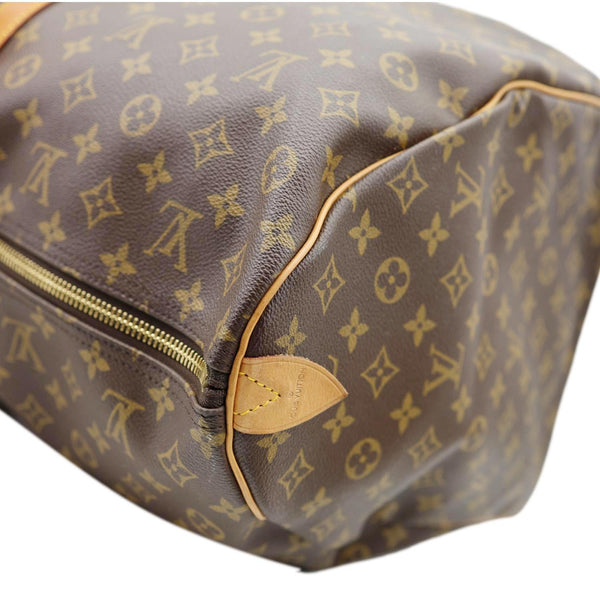 LOUIS VUITTON Keepall 60 Monogram Canvas Travel Bag Brown