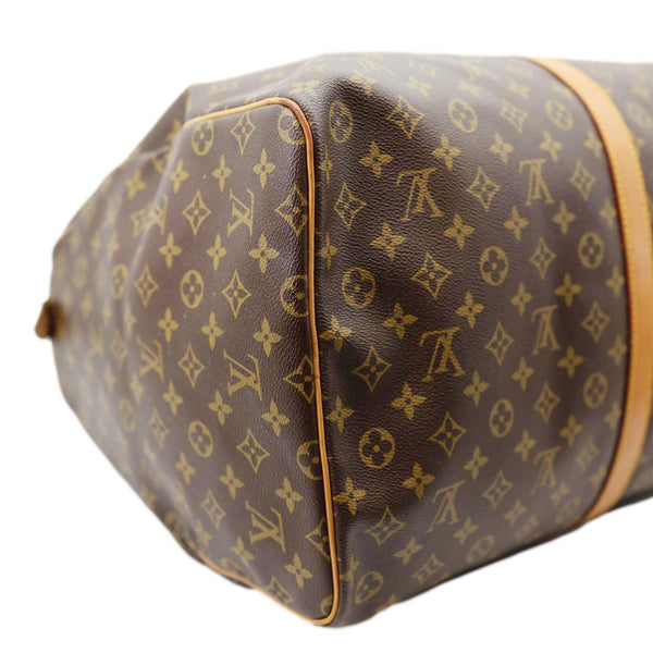 LOUIS VUITTON Keepall 60 Monogram Canvas Travel Bag Brown