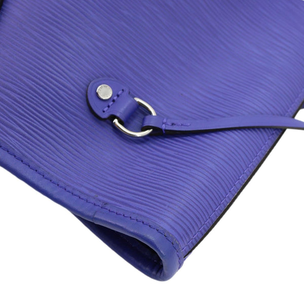 LOUIS VUITTON Neverfull MM Epi Leather Tote Shoulder Bag Purple