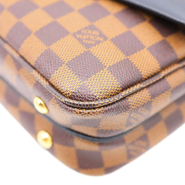 LOUIS VUITTON Clapton Damier Ebene Crossbody Bag Brown