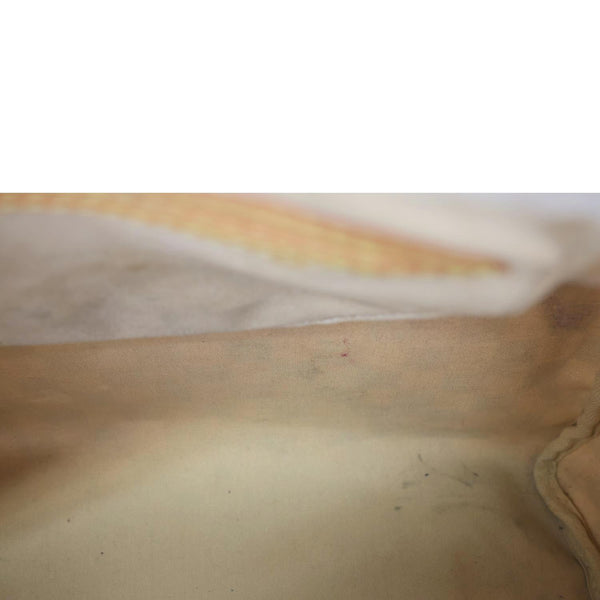 LOUIS VUITTON Speedy 30 Damier Azur Satchel Bag White