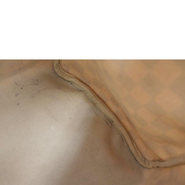 LOUIS VUITTON Speedy 30 Damier Azur Satchel Bag White