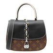 LOUIS VUITTON Chain It PM Monogram Canvas Shoulder Bag Black