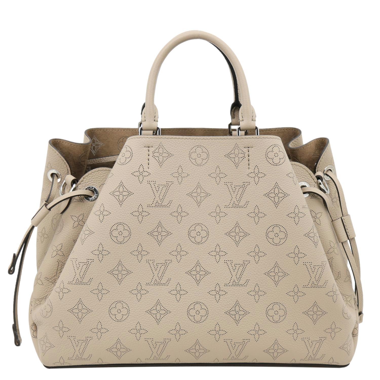 LOUIS VUITTON Bella Mahina Leather Tote Bag Galet