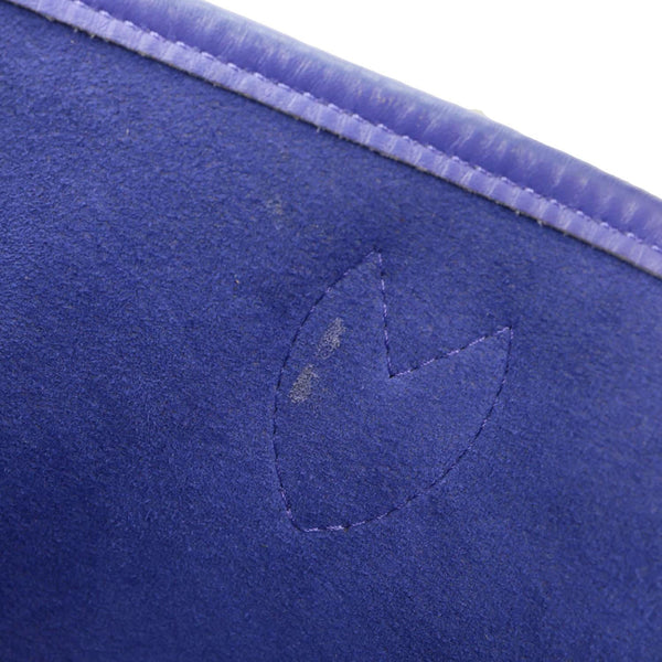 LOUIS VUITTON Neverfull MM Epi Leather Tote Shoulder Bag Purple