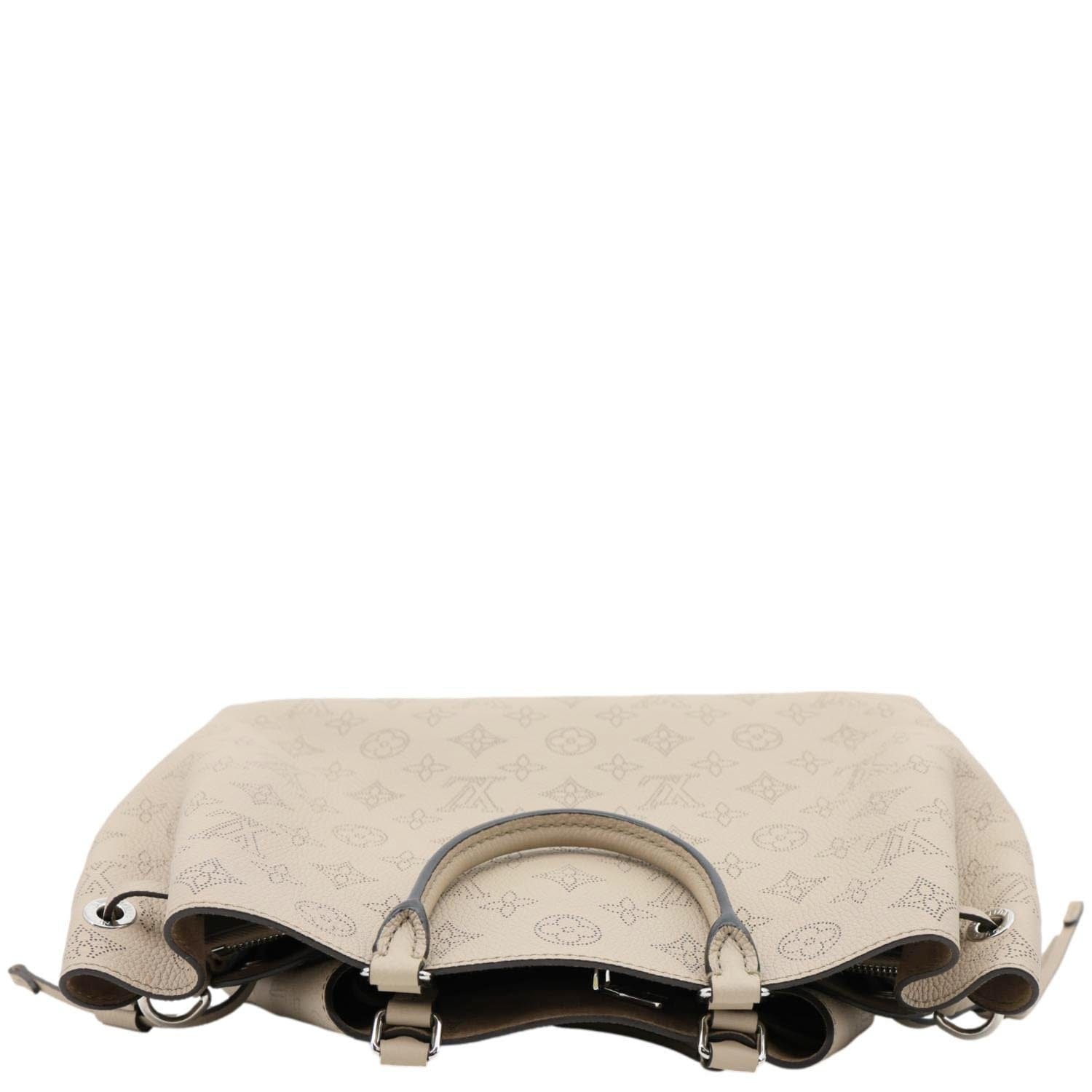 LOUIS VUITTON Bella Mahina Leather Tote Bag Galet