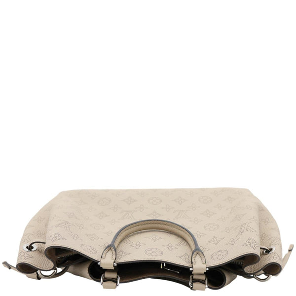 LOUIS VUITTON Bella Mahina Leather Tote Bag Galet