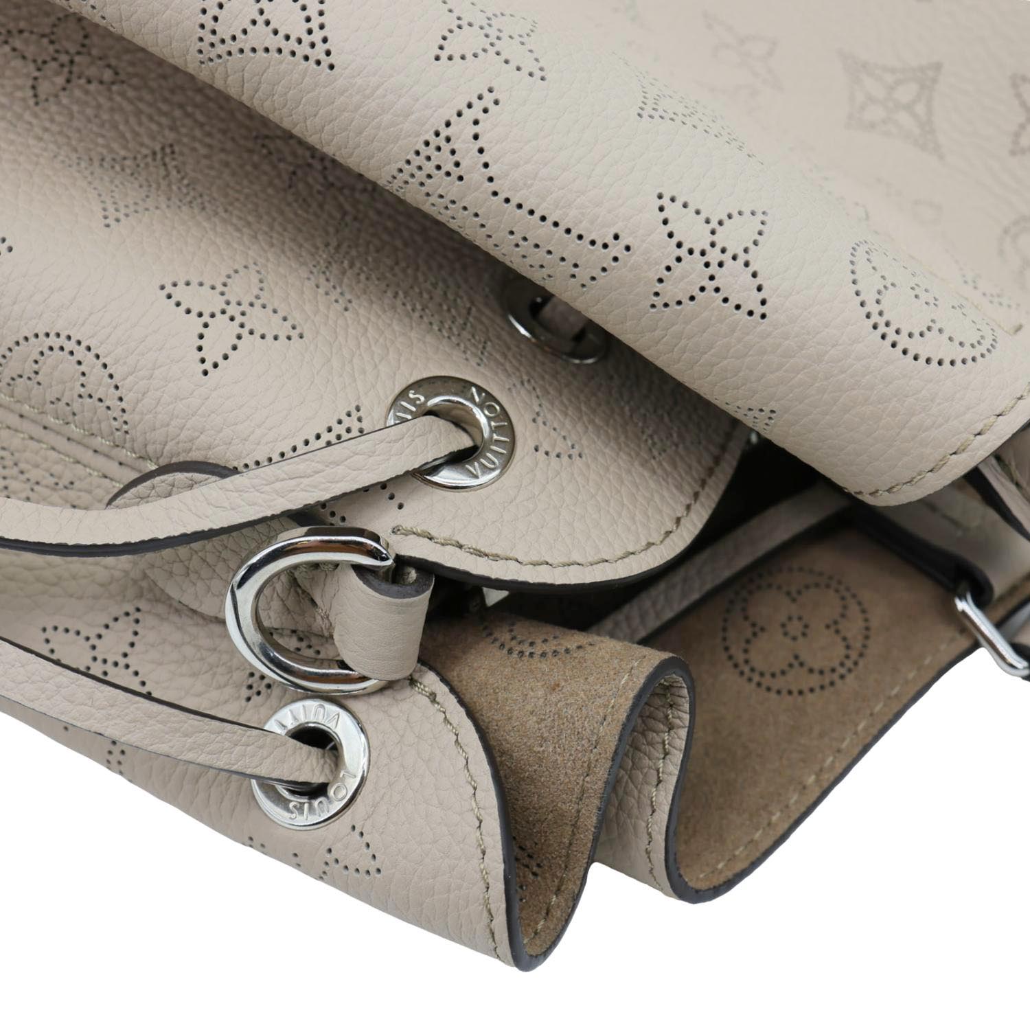 LOUIS VUITTON Bella Mahina Leather Tote Bag Galet