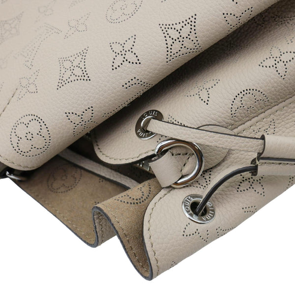 LOUIS VUITTON Bella Mahina Leather Tote Bag Galet