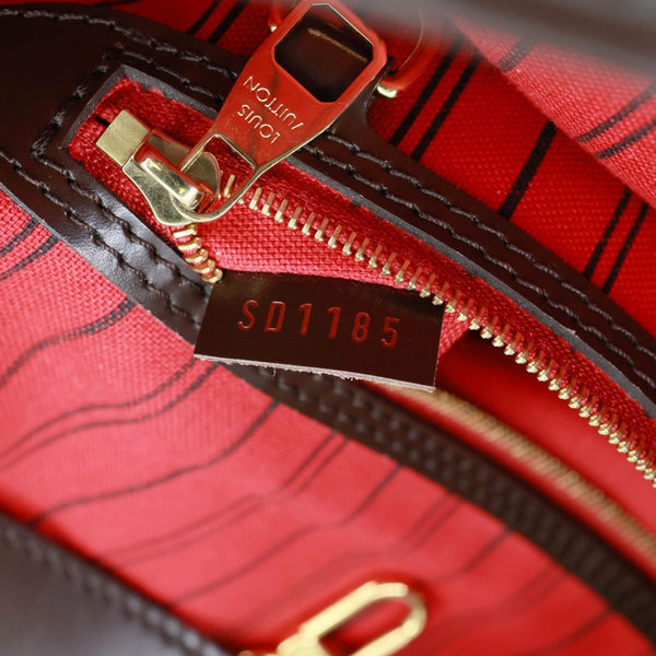 LOUIS VUITTON Delightful PM Damier Ebene Hobo Bag Brown